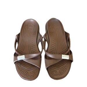 Crocs Cypress Women's 6‎ Slip On Sandals Beach Comfort Recovery Walking Casual